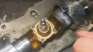 Prueba de presión de agua de la válvula solenoide