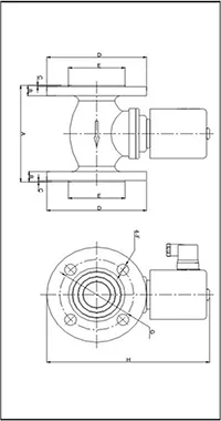 Válvula solenoide de latón de 2/2 vías, Serie USF