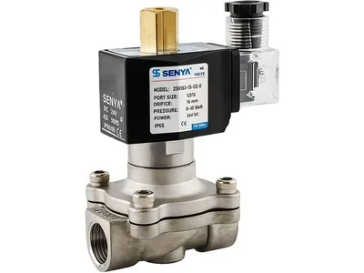 Válvula solenoide de 2/2 vías de acero inoxidable, Serie 2SK