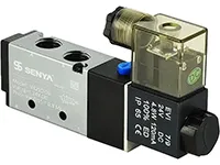 Válvula solenoide de aluminio de 5/2 vías, Serie V4
