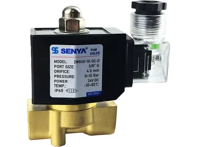 Válvula solenoide de latón de 2/2 vías, Serie 2W040-10-D2-D