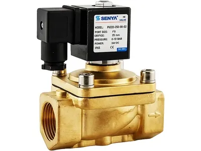 Válvula solenoide de latón de 2/2 vías, Serie PU220