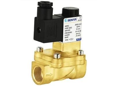 Válvula solenoide de latón de 2/2 vías, Serie 2V